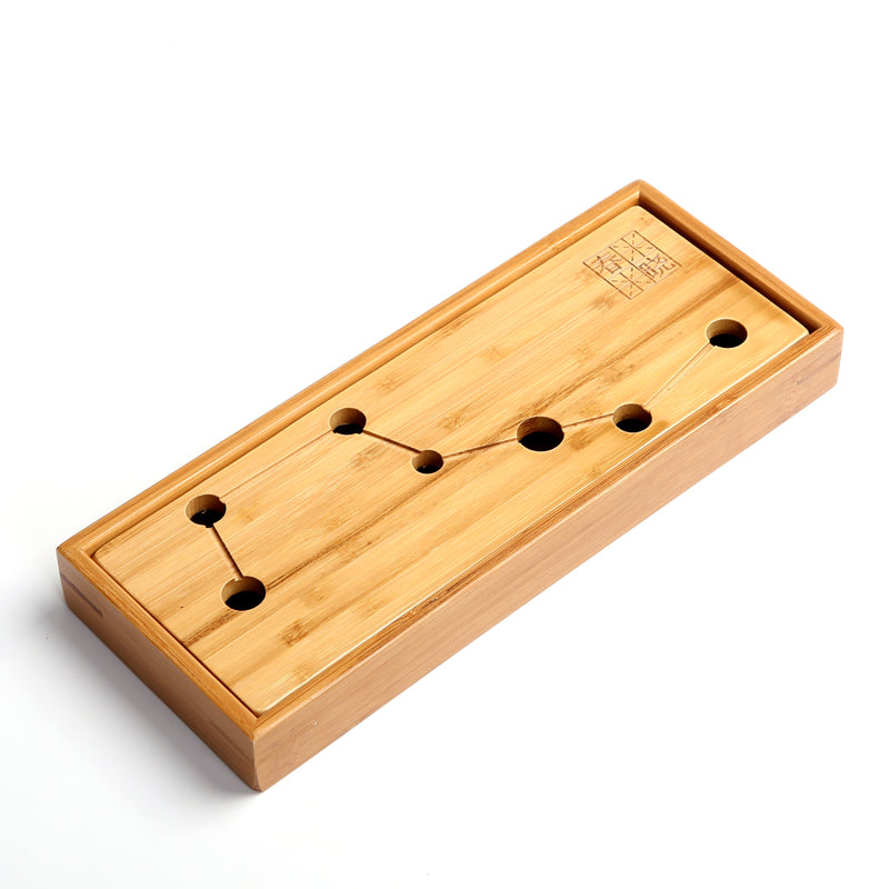 Ningya bamboo tea tray square size tea table
