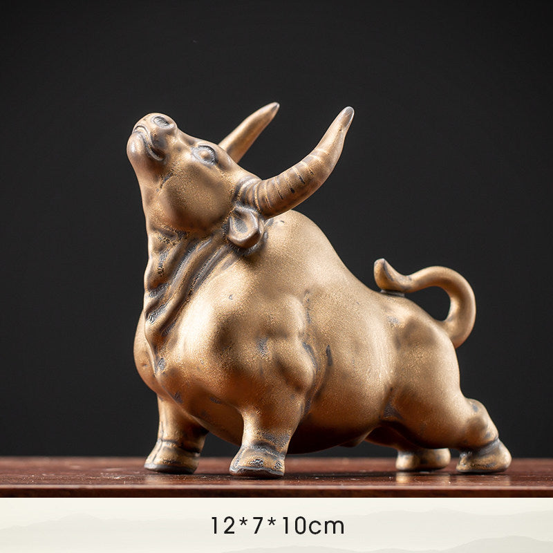 Ceramic Ox Year Tea Pet