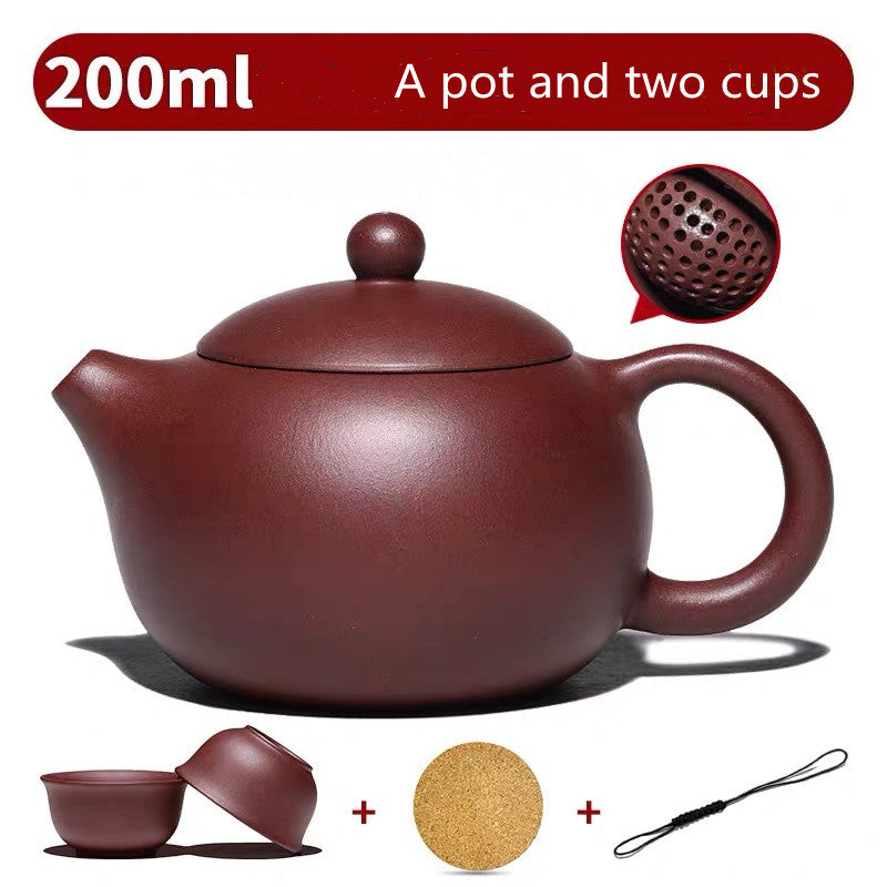 Purple Clay Style Zisha Teapot - 150ml/190ml/200ml