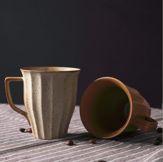 Japanese Style Ceramic Retro Breakfast Stoneware Cup