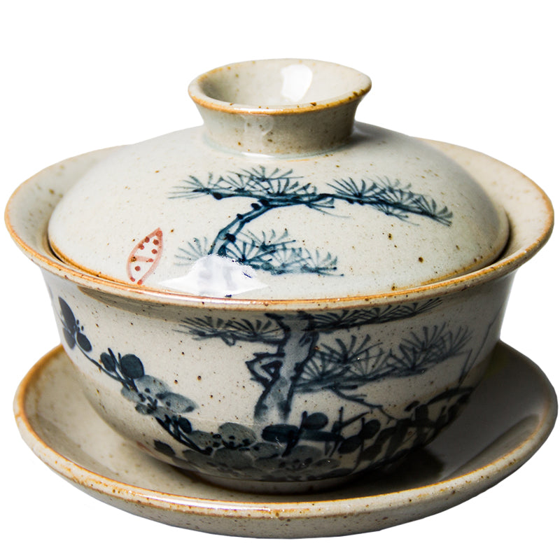 Hand-Painted Blue And White Gaiwan