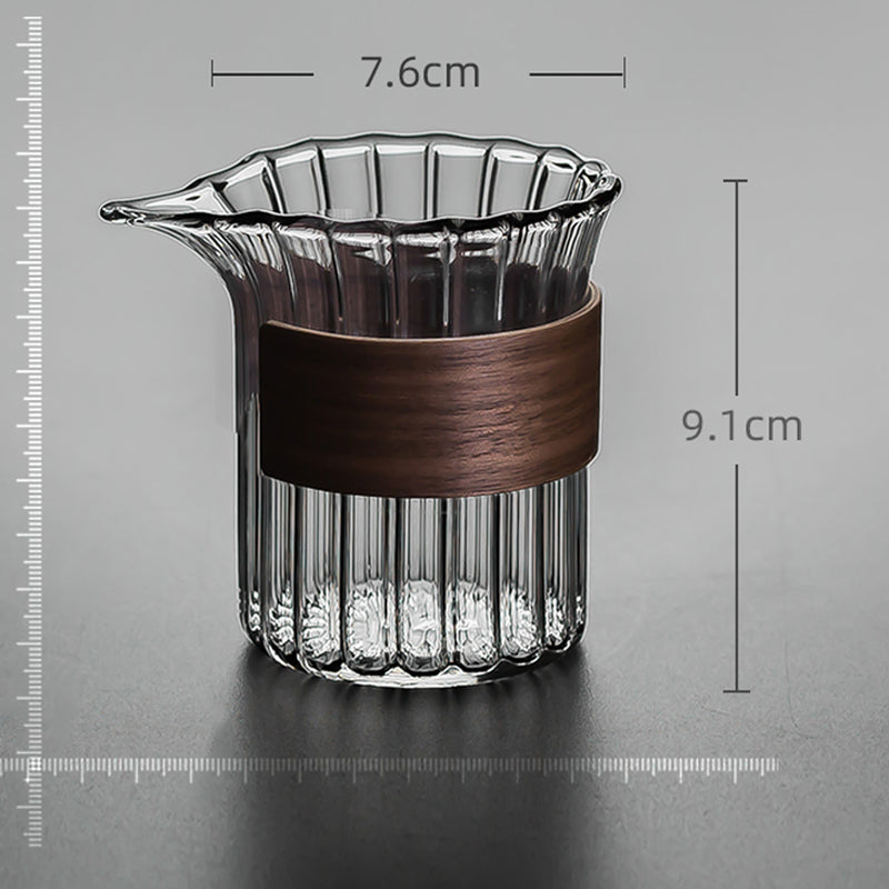 Glass Heat-Resistant Fair Cup Tea Dispenser