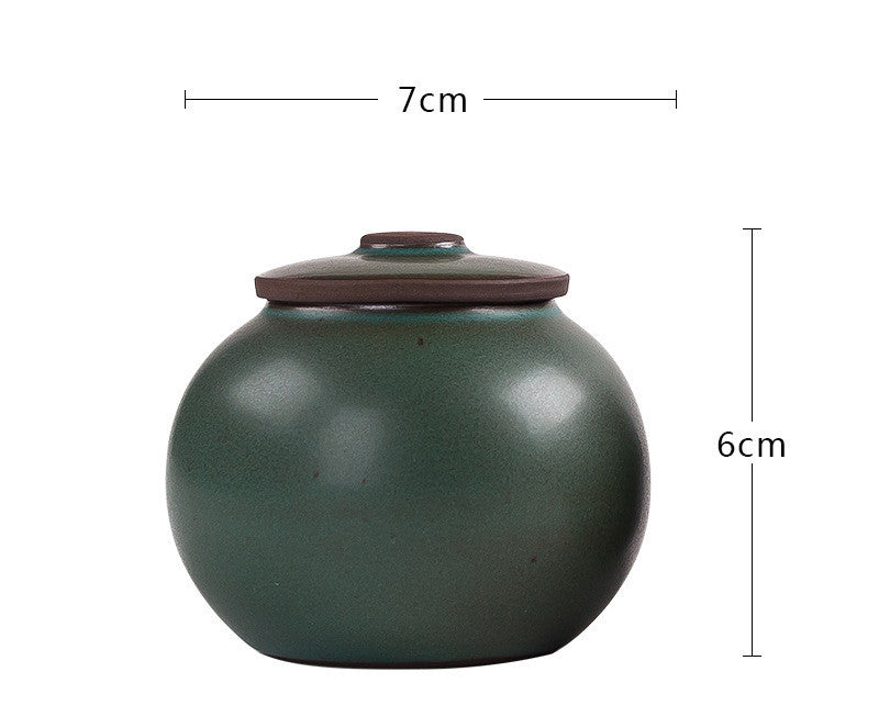 Stoneware Tea Caddy