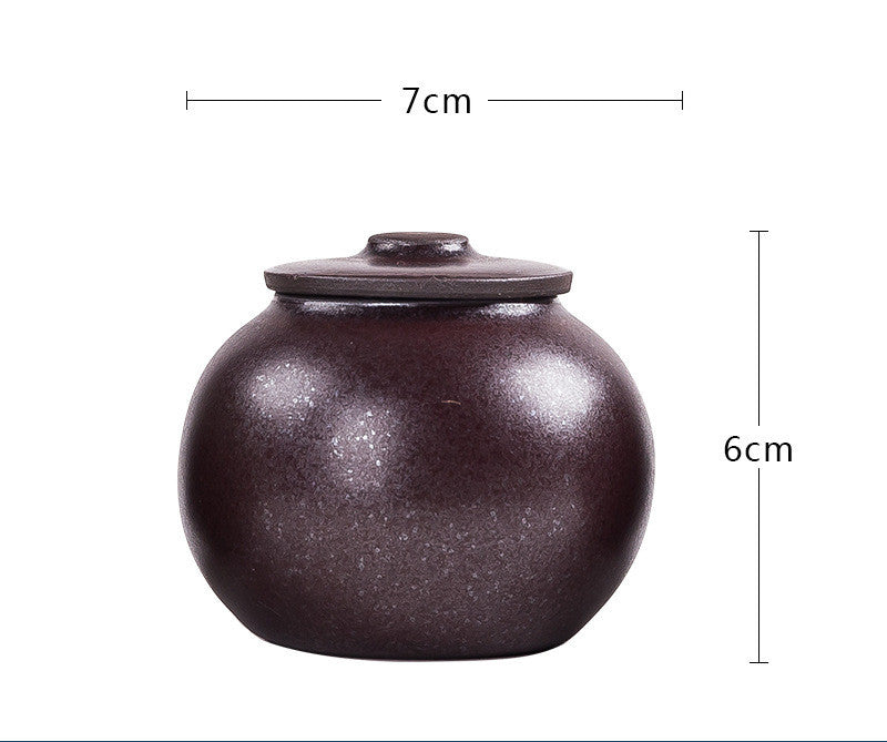 Stoneware Tea Caddy