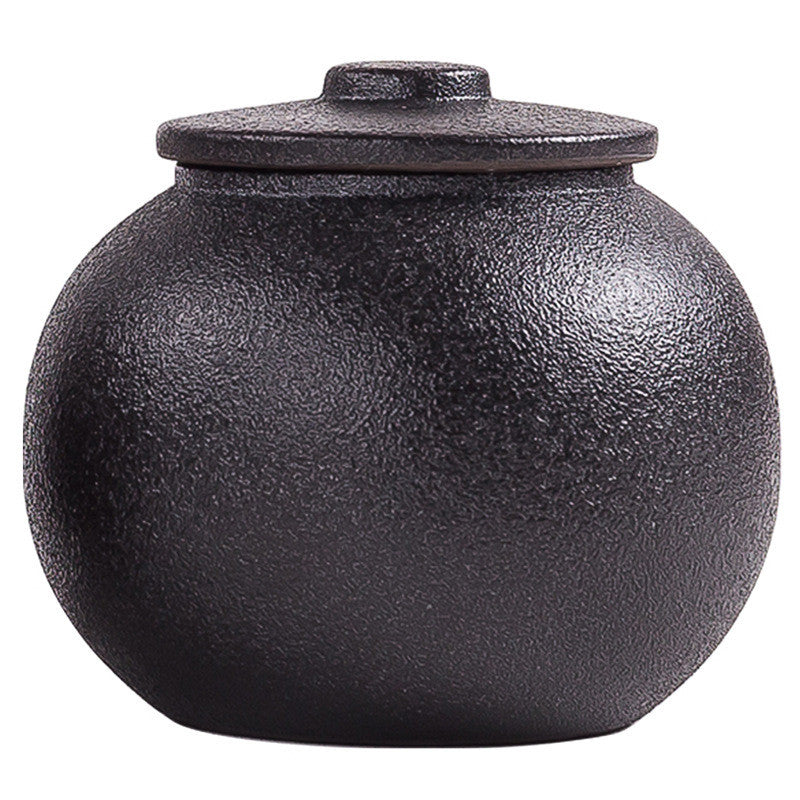 Stoneware Tea Caddy