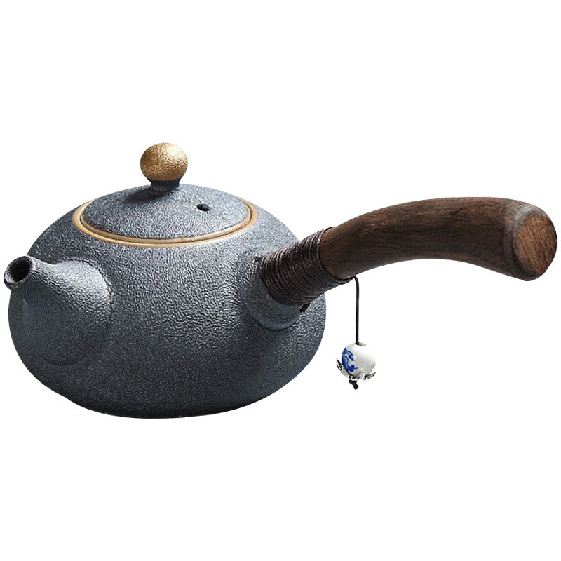 Side Handle Ceramic Teapot