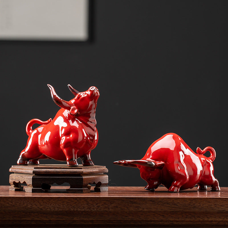 Ceramic Ox Year Tea Pet