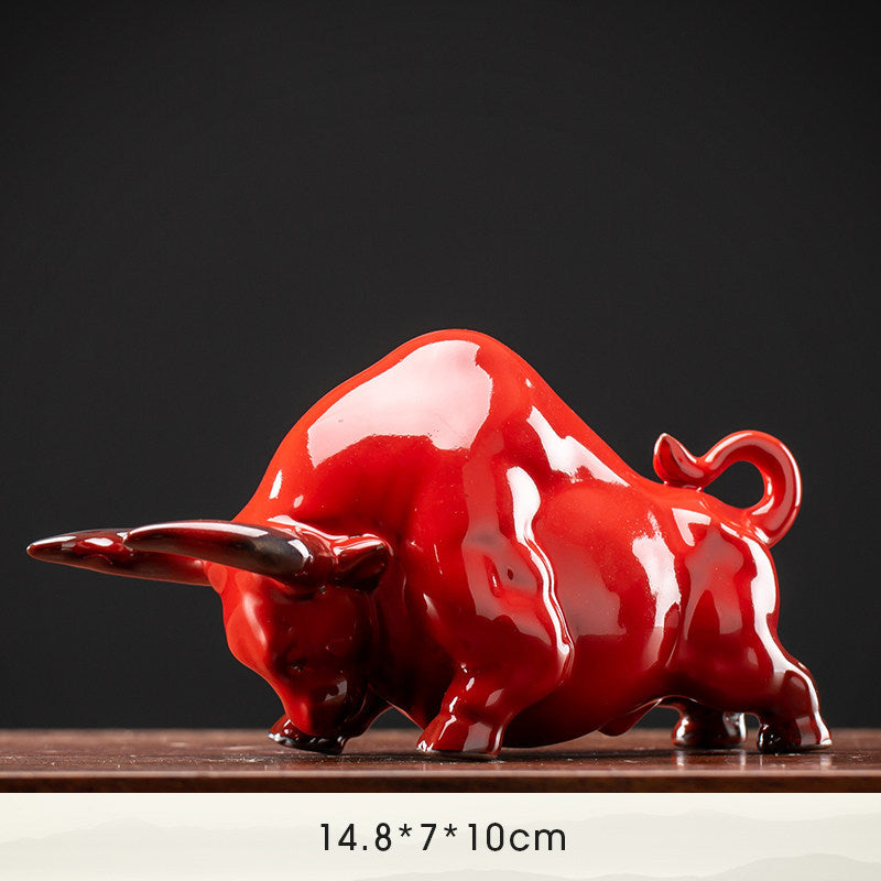 Ceramic Ox Year Tea Pet