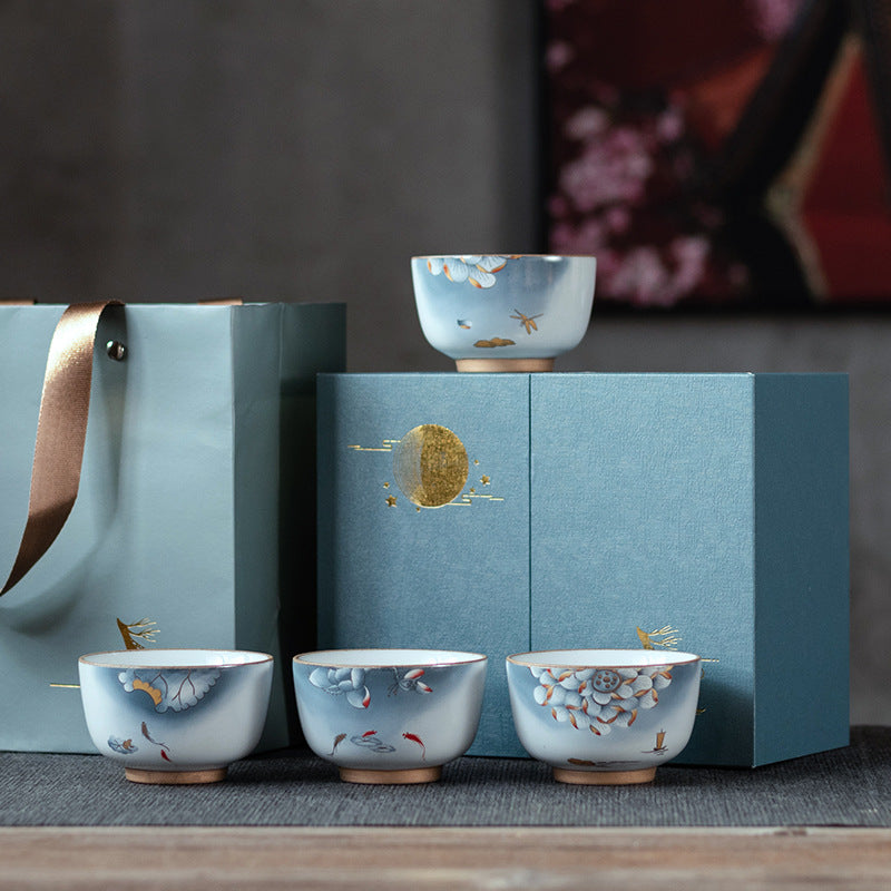 Azure Ruihe Teacup Set