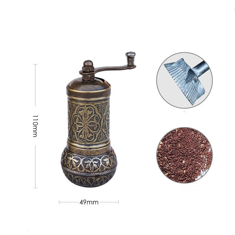 Home Retro Hand-cranked Small Turkish Style Coffee Grinder - Multiple Variations