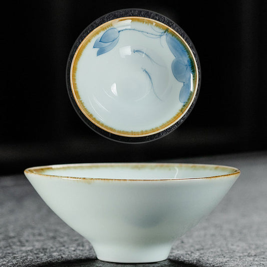 Blue and White Porcelain Tea Cup - Multiple Variations