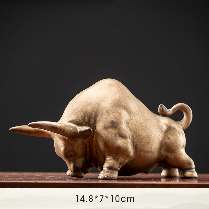 Ceramic Ox Year Tea Pet