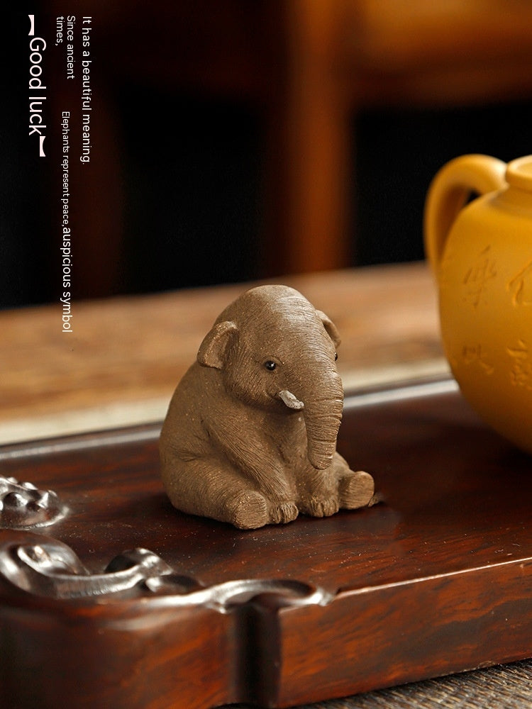 Purple Sand Chillin Elephant Tea Pet